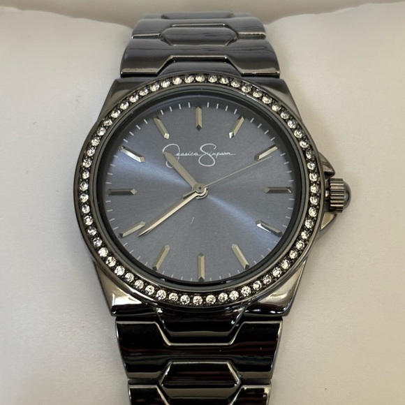 NWT Jessica Simpson Silver Women’s Watch - Picture 3 of 5